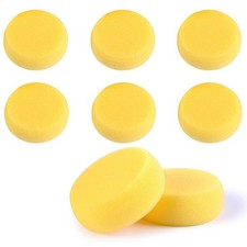 8 Pcs 2.96 inch Round Yellow Artist Sponges for Painting Watercolors Crafts
