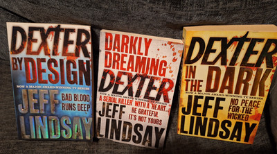 Darkly Dreaming Dexter & In the Dark & by design paperback books by jeff lindsay