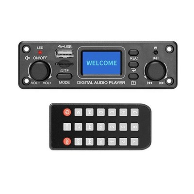 2X(Digital Audio Player Bluetooth MP3 Player Decoder Board 128X64 DOTS LCD 6685