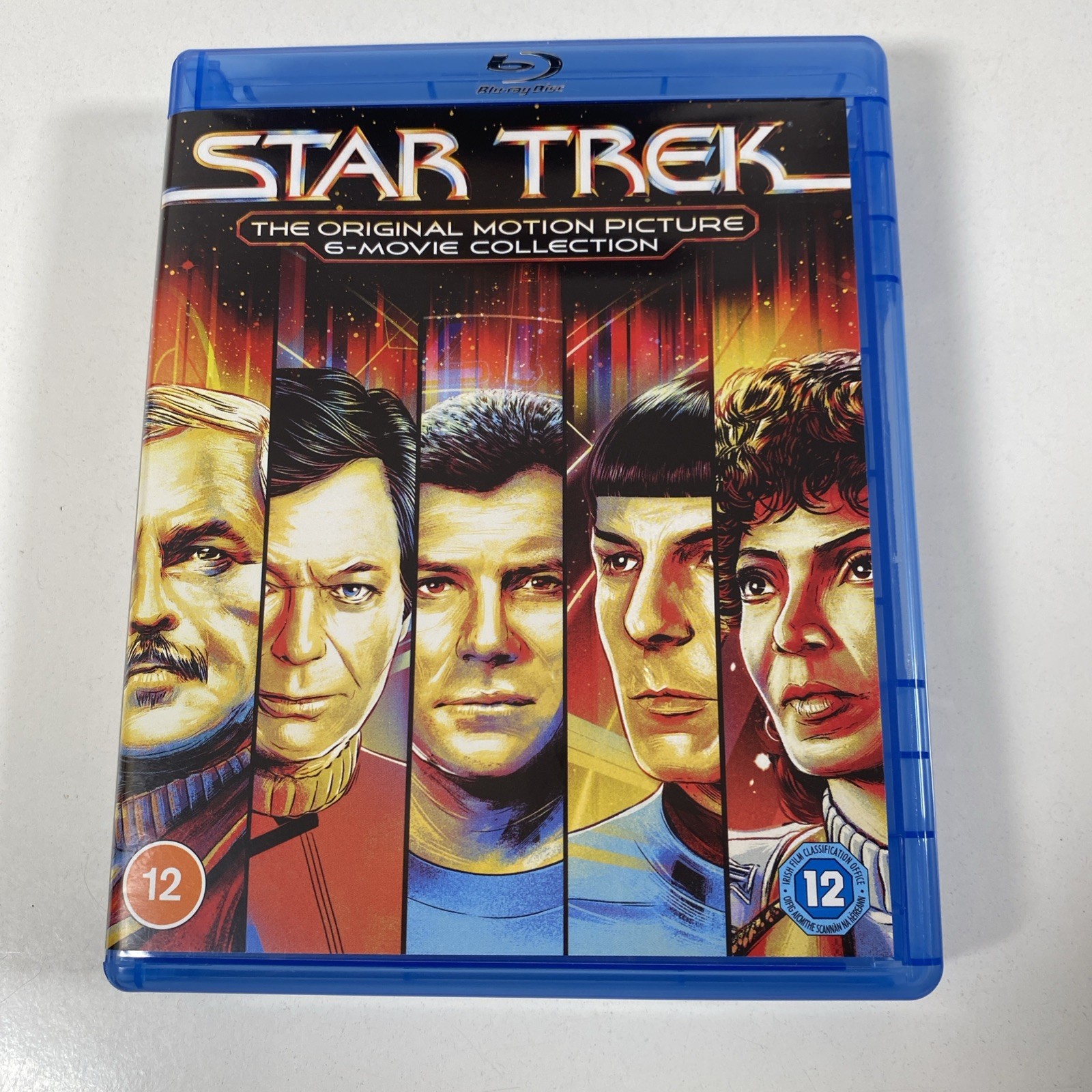 STAR TREK THE ORIGINAL MOTION PICTURE 6 MOVIE COLLECTION BLU RAY VGC