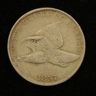 1857 Flying Eagle Cent 1C VF Raw Verdigris (#SLC00427) — photo 1