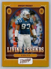 Dwight Freeney 2024 Panini Prestige Living Legends Xtra Points Gold /75 #LL-DFY