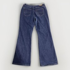 Tommy Hilfiger Sz 16 R BootCut Jeans Womens Blue Denim 33x30 Stains Lower Legs