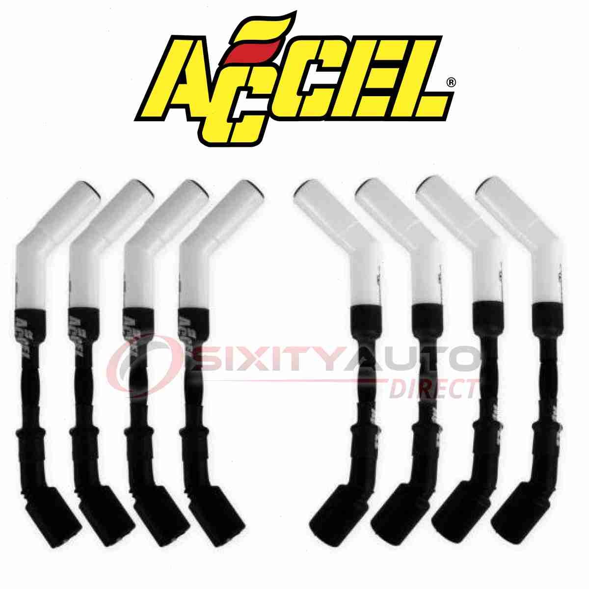 ACCEL Spark Plug Wire Set for 2008 Buick Allure 5.3L V8 - Ignition Plugs dv