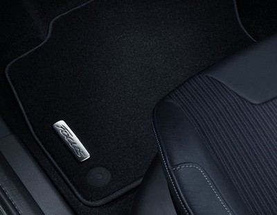 Original Ford Focus Velours-Teppichfußmatten vorne, schwarz 2014-2018 1914001