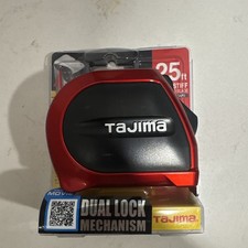 Tajima SS-25BW Sigma Stop Tape Measure Standard Scale 25ft x 1 in Strong Tape