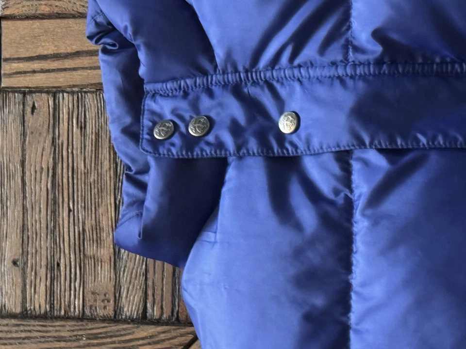 Chaqueta Brooks Brothers Niños Azul Parka Plumón Bolsillos Abombados Talla Grande L Foto 3 de 4