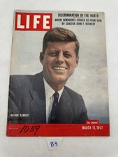LIFE Magazine March 11, 1957 Senator John F. Kennedy Cover Lucky Strike Ad