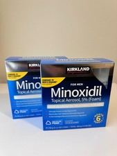 Kirkland Minoxidil 5 Foam Men Hair Regrowth Treatment USA Made