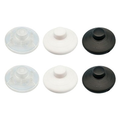 6Pcs Round Reset Button Pedal Switches Push Power Pedal Light Footswitch