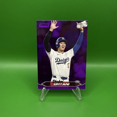 Shohei Ohtani 2024 Topps Stadium Club  #200 Purple  /75 MVP Dodgers SP