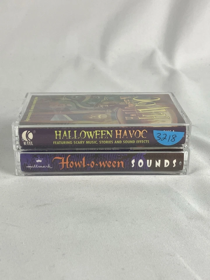 HALLOWEEN Cassette Tape Lot X2 Howl-O-Ween Havoc Scary Music & Sound Effects - Image 2 of 4