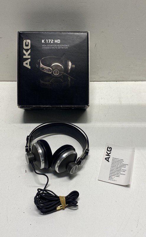 AKG K 172 HD High Definition Headphones Boxed Untested For Parts