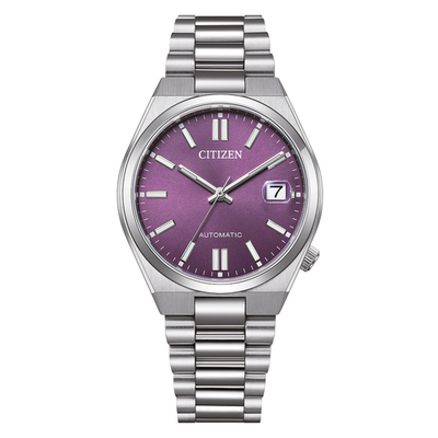 Citizen Tsuyosa NJ0200-50W Automatic Sunray Purple Dial 37mm