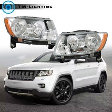Headlight Headlamp For 2011-2013 Jeep Grand Cherokee 2011-17 Compass Lr Halogen