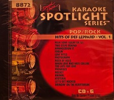 SC8872 DEF LEPPARD  HITS       NEW SOUND CHOICE KARAOKE LOT K