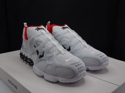 STUSSY x Nike Air Zoom Spiridon Kukini ''White'' CJ9918-100 Men's size 11 US