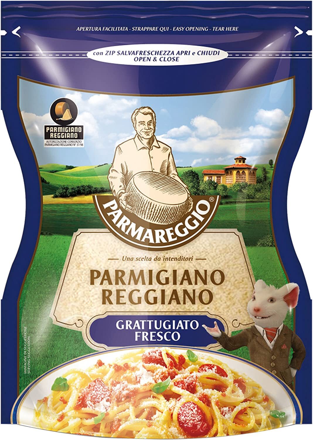 2XParmigiano Reggiano 300g fresco strofinato D OP Parmigiano Formaggio originale
