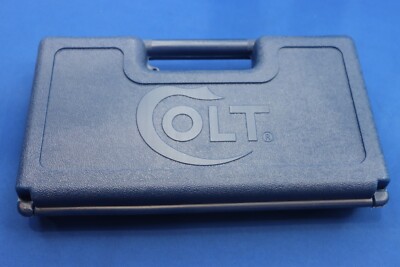 Colt Firearms Model Python Revolver Pistol Factory Hard Case Blue