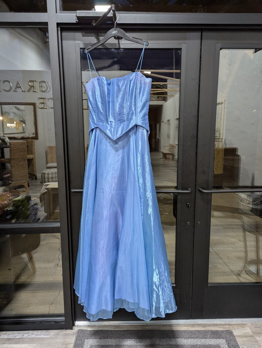 Victory Collections Periwinkle Evening Gown Size 12/14 | eBay