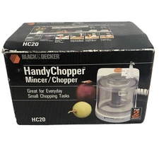 Vintage Black & Decker Handy Chopper Mincer HC20 Used. Working