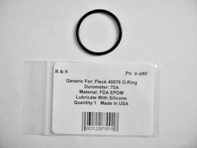 Fleck 40078 O-ring / 60090 & 60090-HF end Plugs  / R&S 2-28F / FDA EPDM Mat.