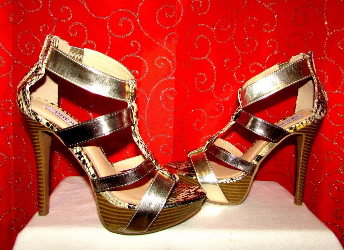 Steve madden snakeskin platform sale