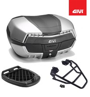 Givi Set Bauletto Schwarz V58NT + Platte Bmw F 800 R 2018 2019