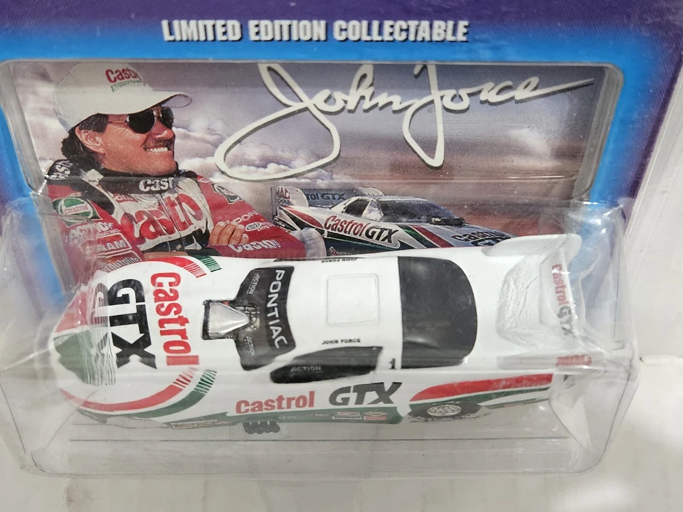 John Force 1/64 1996 Castrol GTX Pontiac Firebird Divertido Coche Acción Die Cast Foto 4 de 4