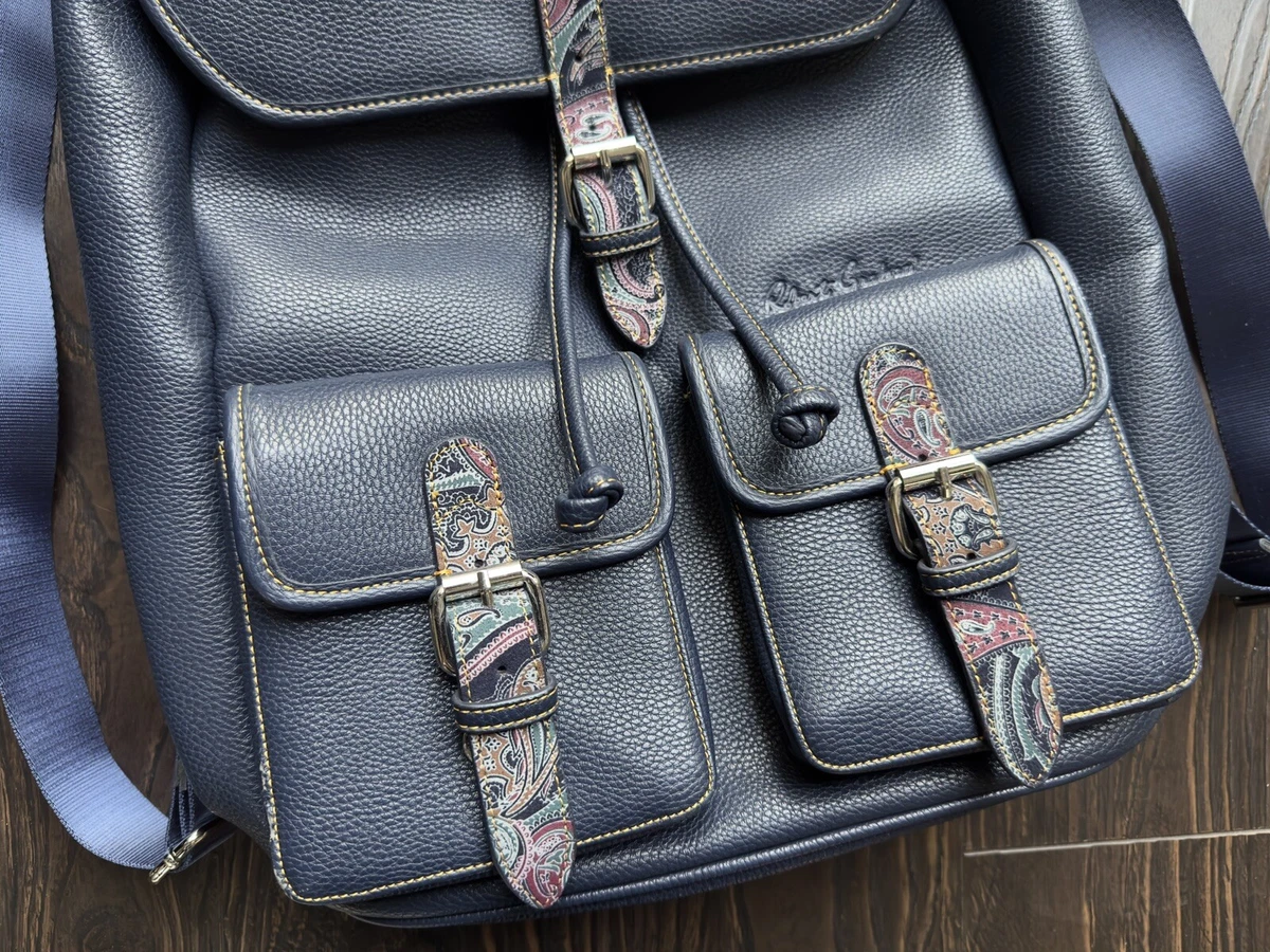 Robert graham shop leather backpack