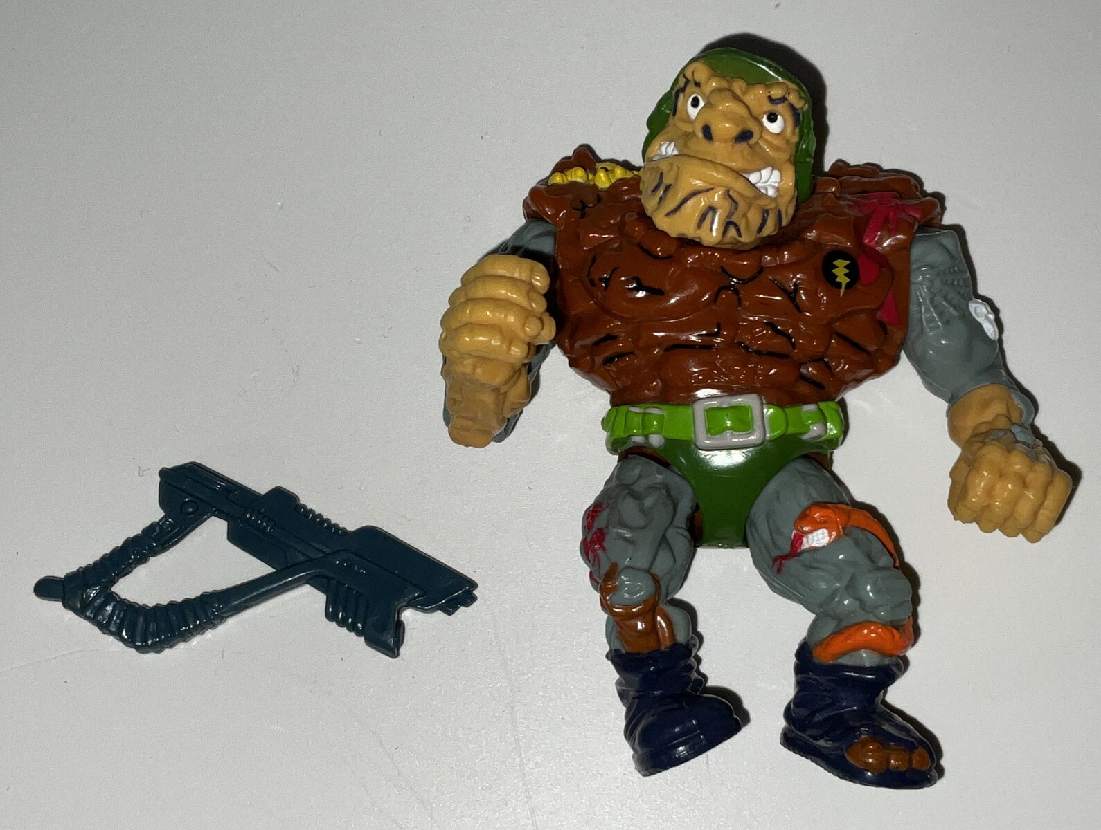 1989 Teenage Mutant Ninja Turtles GENERAL TRAAG Action Figure Vtg ...