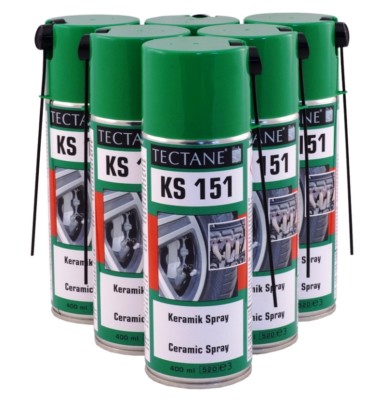 Keramikspray 12,08 /L Tectane KS151 6x400ml  ABS Bremsenspray  -40°c bis1400°C