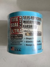 Tite Seal TSB433 Self-Adhesive Waterproof Flashing Roll Tape Butyl White