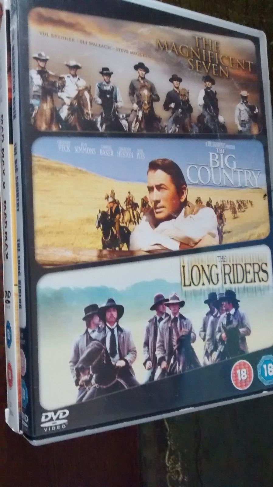 The Magnificent Seven/The Big Country/The Long Riders [DVD] - 3X DVDS The