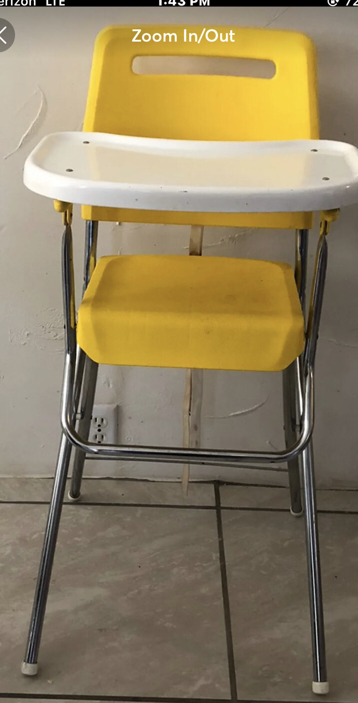 vintage high chair eBay