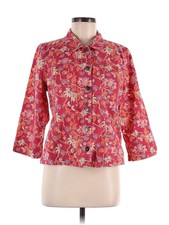 Christopher & Banks Women Red Blazer M