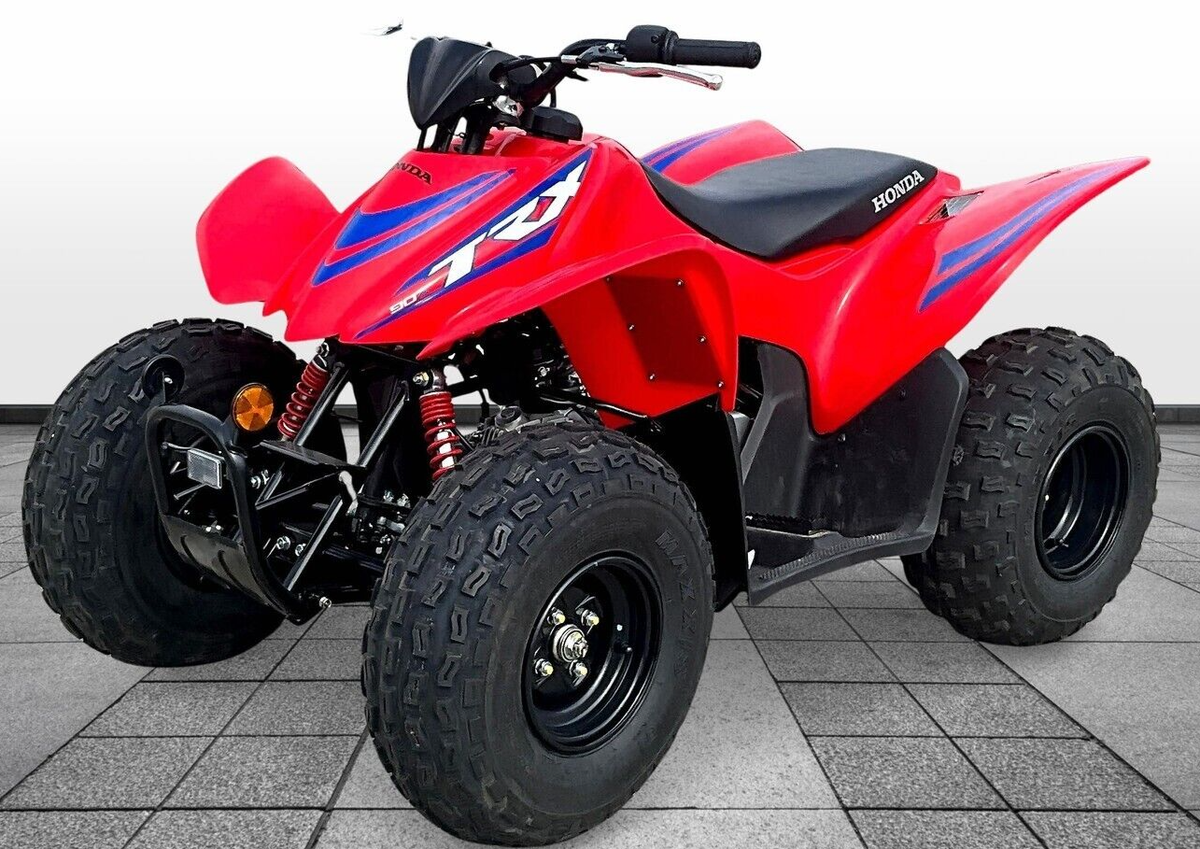 HONDA TRX90, TRX90EX, TRX90X RED FRONT FENDER NOSE HOOD WITH