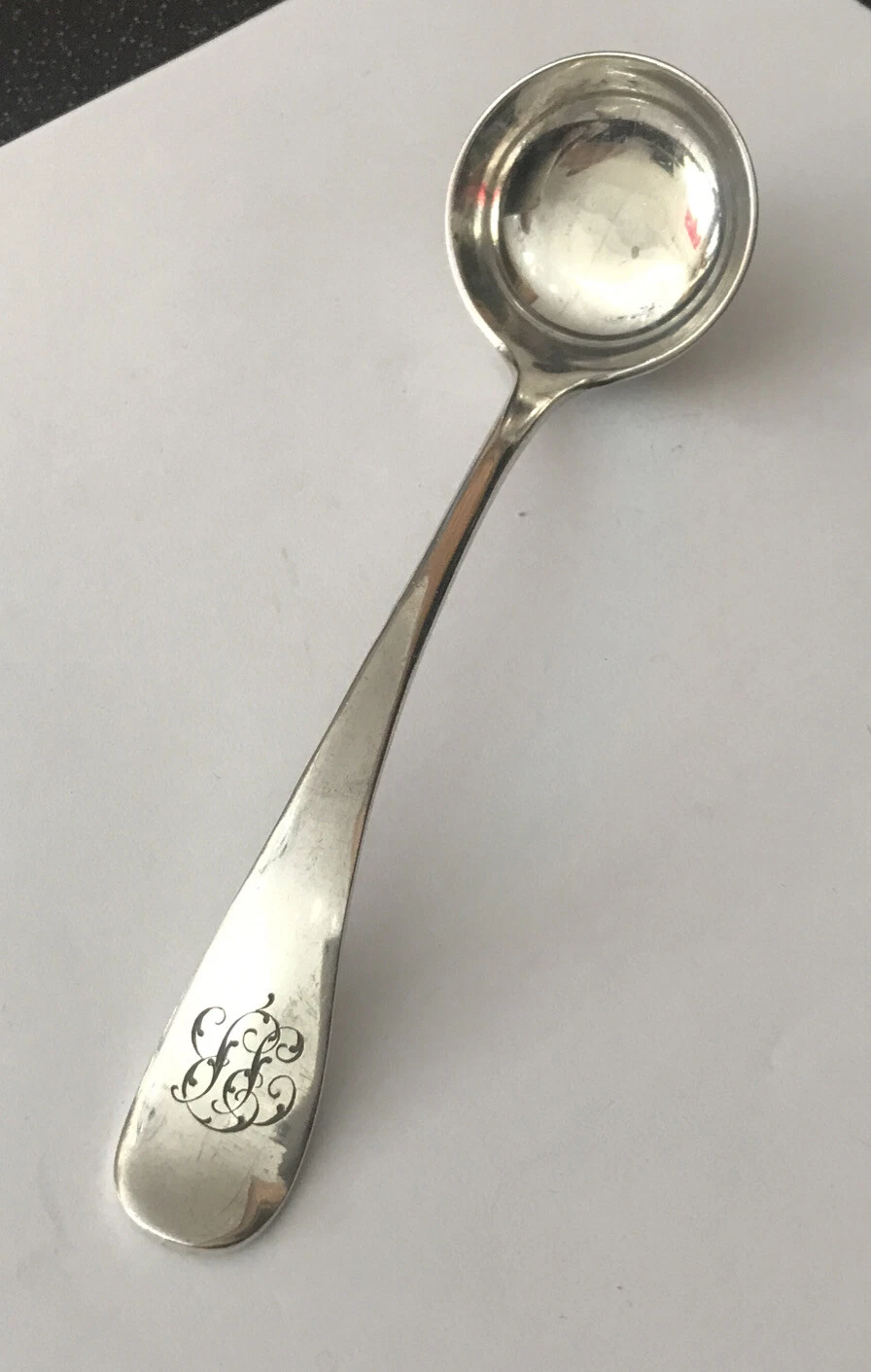 Vintage Elkington & Co Old English Silver Plate 17cm Sauce Toddy Ladle Cutlery