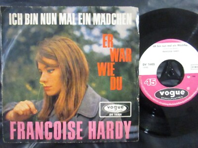 FRANCOISE HARDY Ich bin nun mal ein Mädchen / SP Germany 1965 VOGUE DV 14405