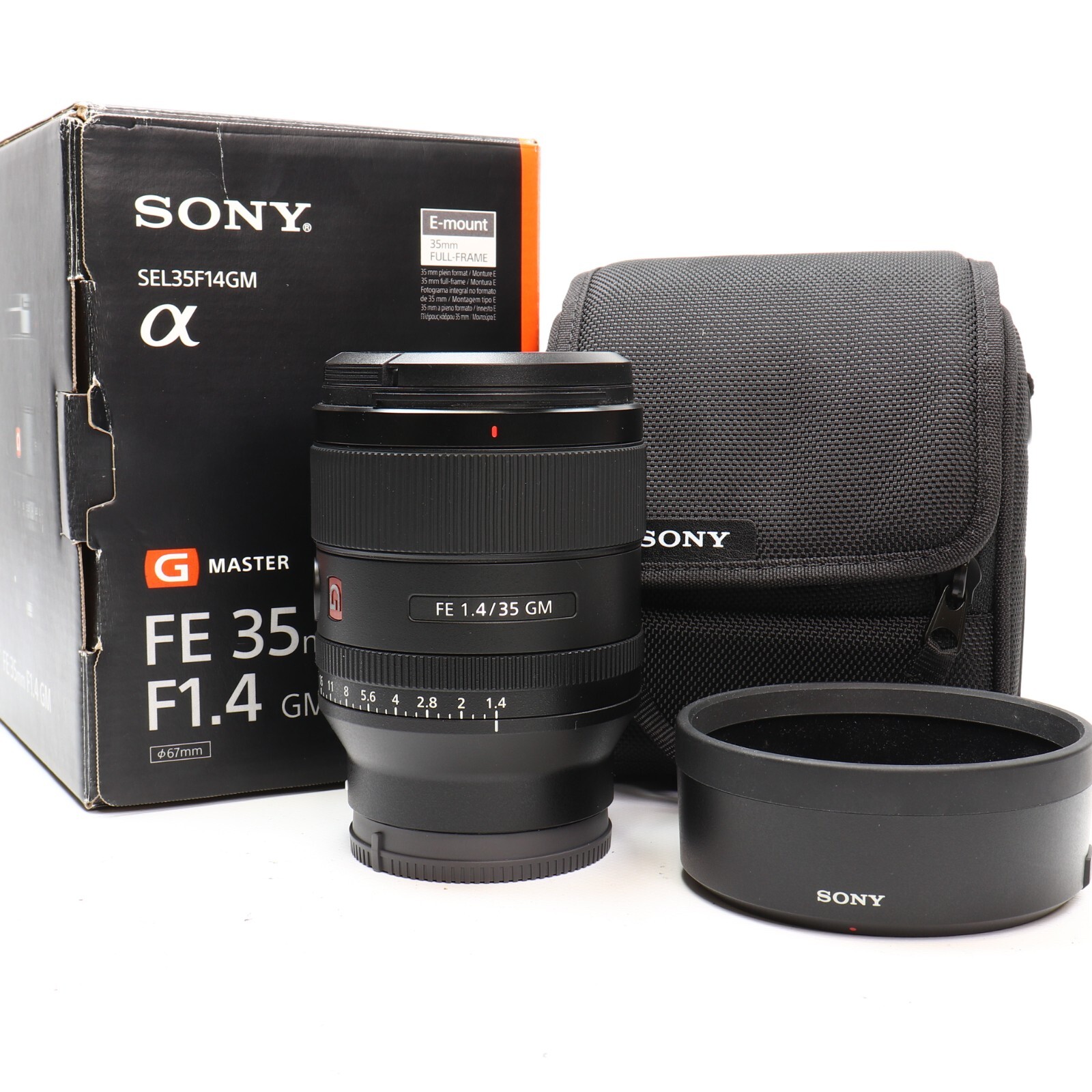Sony FE 35mm f/1.4 GM Wide Angle Full Frame Prime Lens VM 0571 JB