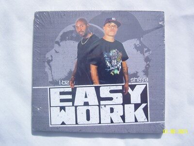 T-Biz & Shaya - Easy Work (CD, 2015) RARE RAP  BRAND NEW 