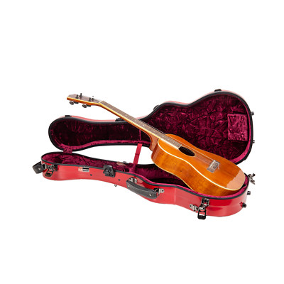 Crossrock Baritone Ukulele Case, Fits Up to 31 Inches-100% Fiberglass HardshelI