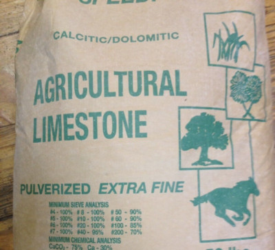 7.5 LB Dolomitic/Calcitic  Extra Fine Pulverized Yard/Garden & Worm Beds Lime