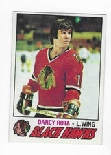 1977-78 TOPPS DARCY ROTA #117 CHICAGO BLACK HAWKS