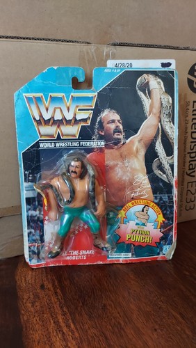 Vintage Jake the Snake Roberts Python Punch WWF Wr...