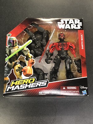  Star Wars Hero Mashers DARTH MAUL 6 inch Deluxe action figure Hasbro Disney NEW