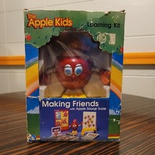 The Apple Kids Learning Kit Making Friends Sauce Suzie VTG 1989 Toy Cassette
