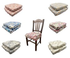 Set 2 Pezzi Cucini per Sedie Cucina Giardino in Cotone Vesto Vari Decori