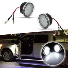 2X Extreme Bright White LED Side Mirror Puddl...