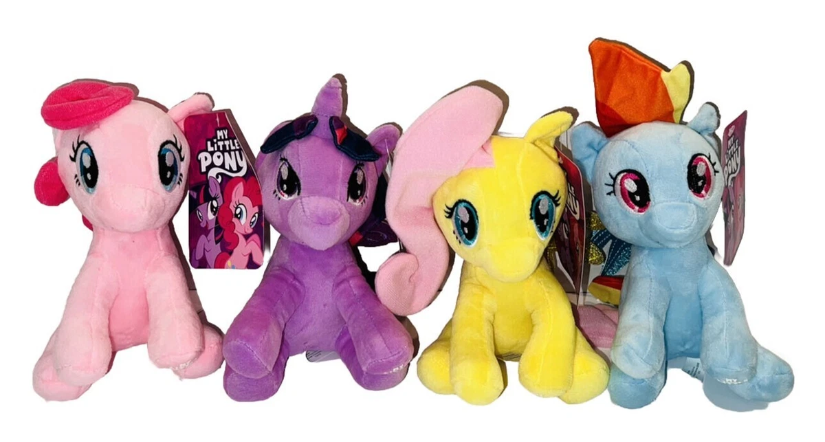 RARE: Full Brand New Sitting My Little Pony Plush Set of 4, 8” inch, Toy  Factory